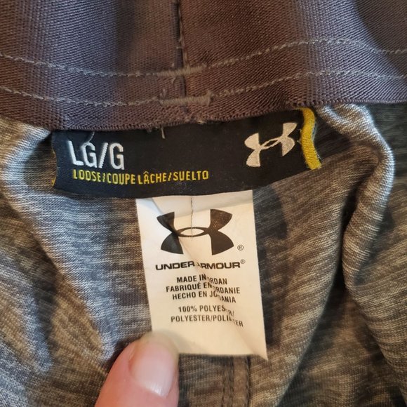 Under Armor Dark Grey Loose Athletic Shorts, size L - Picture 4 of 5